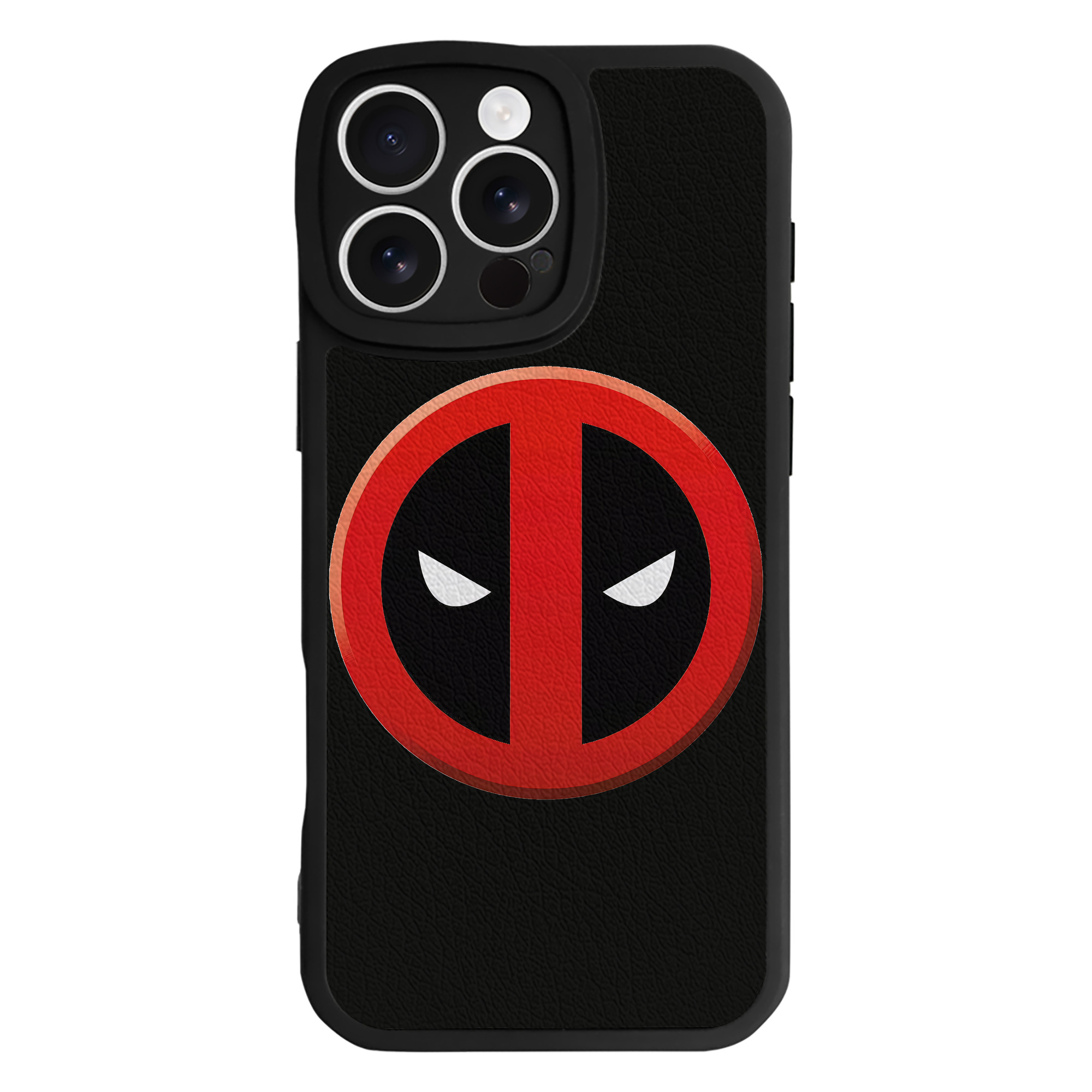 （画像用） Deadpool デッドプール 【iPhone 16シリーズ対応】シリコンスマホケース（レザー調） 材質：シリコン